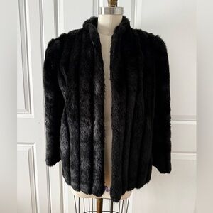 Vintage Black Teddy Jacket